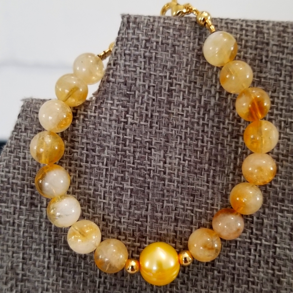 Citrine bracelet